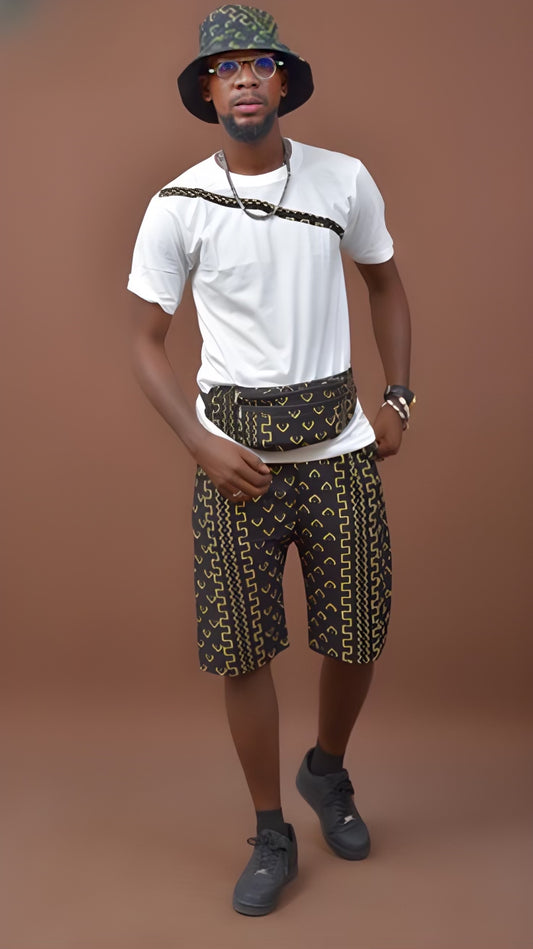 Two piece men set with Fanny pack