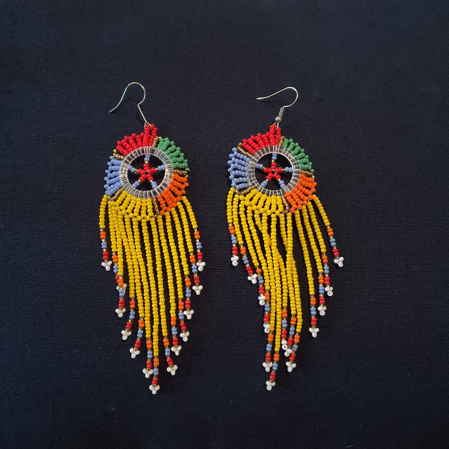 Handmade beaded earrings